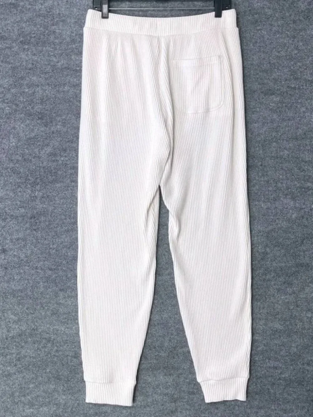 Alo Muse Sweatpants Ivory Stretchy High-Rise Waist Sweats Joggers XS